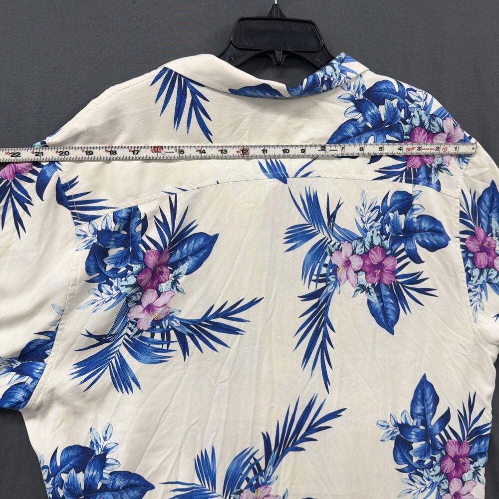 Tommy Bahama Hawaiian Shirt Mens XL %100 Silk - Picture 6 of 8